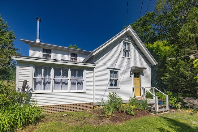 13 Gross Neck Rd, Waldoboro, ME 04572 - back of house