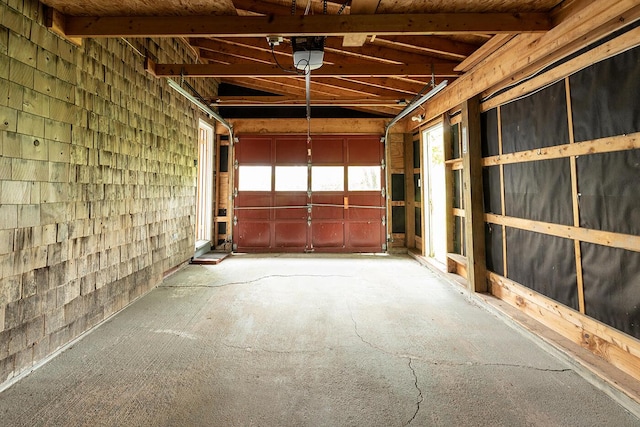 131 Russell Ave, Rockport, ME 04856 - garage featuring a garage door opener