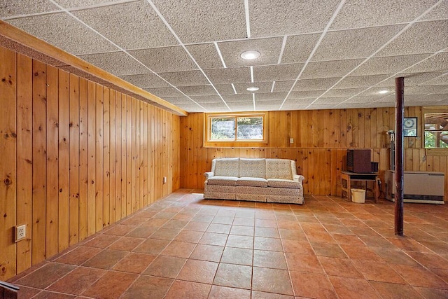 176 Perkins Beach Rd, Wayne, ME 04284 - unfurnished room featuring wooden walls