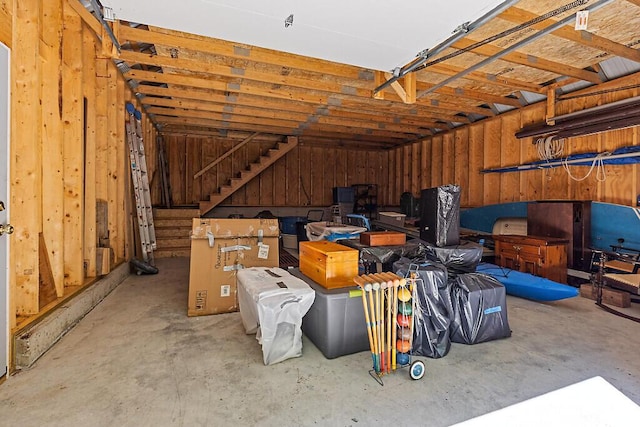 176 Perkins Beach Rd, Wayne, ME 04284 - view of garage
