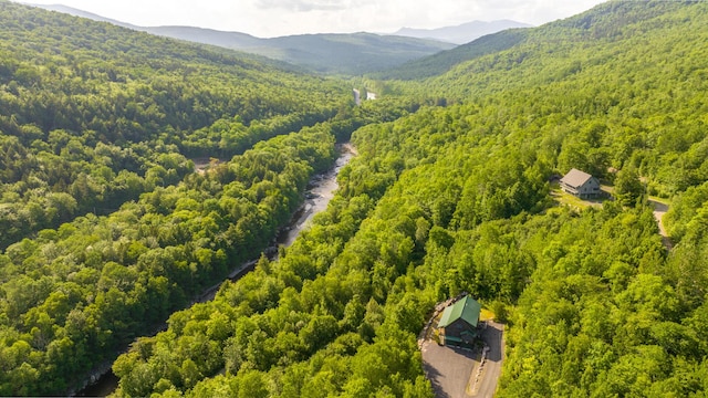 30 Hillside Dr, Kingfield, ME 04947 - aerial view of a forest and a mountain backdrop