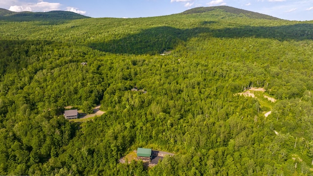 30 Hillside Dr, Kingfield, ME 04947 - drone / aerial view of a forest and a mountain backdrop