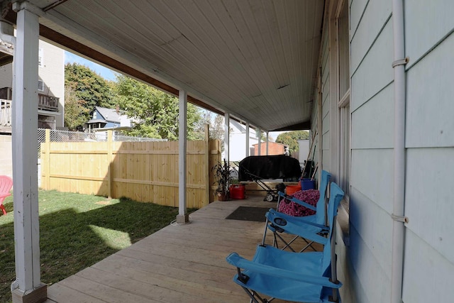 41 Dunn St, Auburn, ME 04210 - view of deck