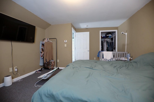 41 Dunn St, Auburn, ME 04210 - bedroom with carpet floors and a closet