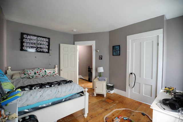 41 Dunn St, Auburn, ME 04210 - bedroom featuring light wood finished floors and baseboards