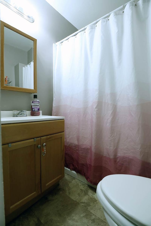 41 Dunn St, Auburn, ME 04210 - bathroom with vanity and toilet