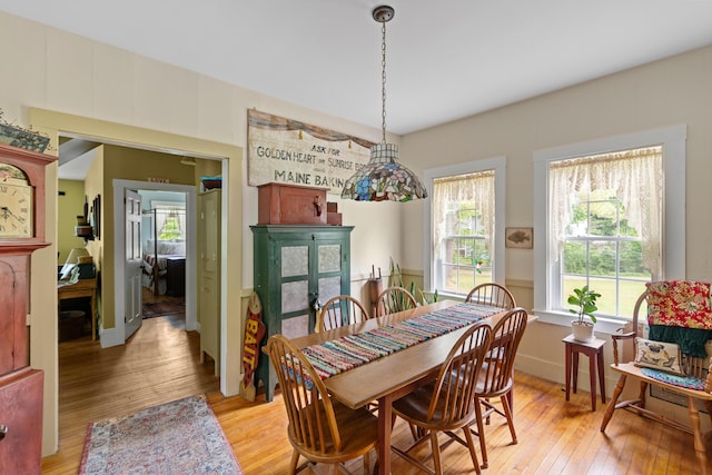 22 River Rd, Dresden, ME 04342 - dining room featuring light wood finished floors and baseboards
