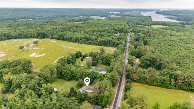 22 River Rd, Dresden, ME 04342 - view of property location featuring a forest