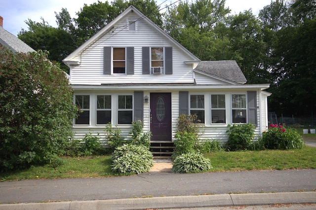 30 Burnham St, Old Town, ME 04468 - view of front of property featuring entry steps and a shingled roof
