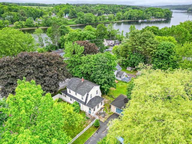 2 Clark St, Randolph, ME 04346 - bird's eye view of a nearby body of water