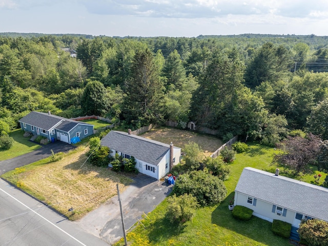 911 Spring St, Westbrook, ME 04092 - aerial view of property and surrounding area featuring a forest