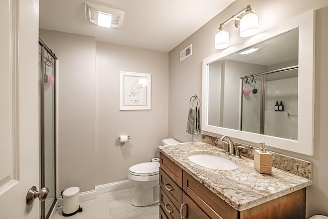 375 Pride St Unit 15, Westbrook, ME 04092 - full bath with vanity, a shower, and tile patterned floors