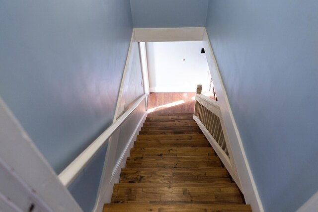55 Ossipee Trl E, Standish, ME 04084 - staircase with wood finished floors