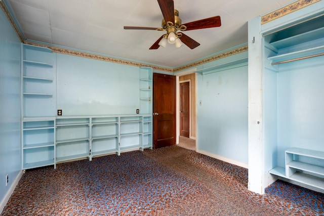 4 Sterling Rd, Kittery, ME 03904 - unfurnished bedroom featuring carpet and ceiling fan