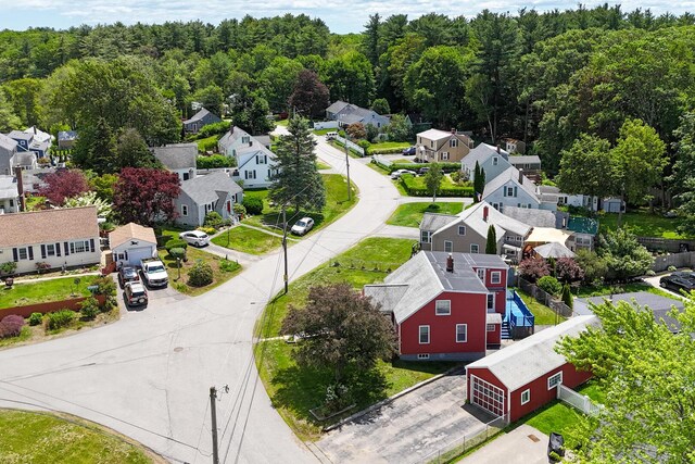 4 Sterling Rd, Kittery, ME 03904 - aerial view of residential area with a forest