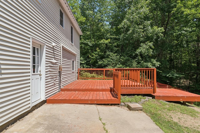 24 Maple Ridge Rd, Gorham, ME 04038 - wooden deck with a patio