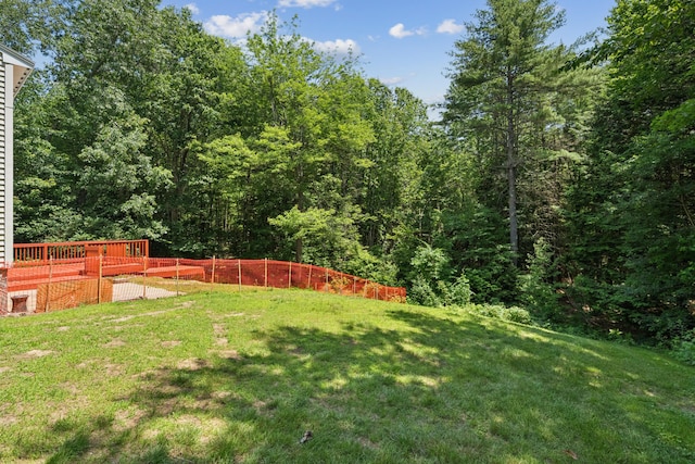 24 Maple Ridge Rd, Gorham, ME 04038 - view of grassy yard with a forest view