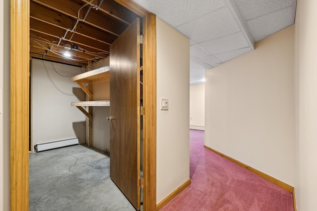 24 Maple Ridge Rd, Gorham, ME 04038 - finished basement featuring baseboard heating and carpet