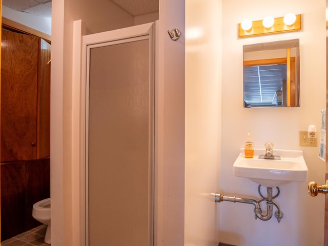 16 Hide Away Ln, Milton, NH 03851 - bathroom with toilet and tile patterned flooring