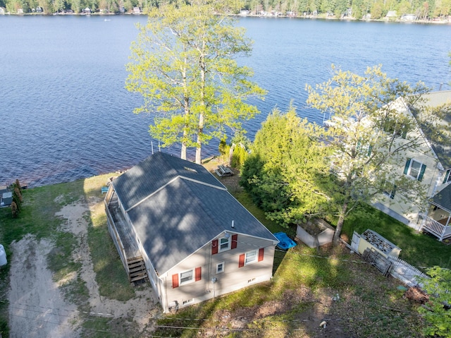 16 Hide Away Ln, Milton, NH 03851 - view from above of property featuring a nearby body of water