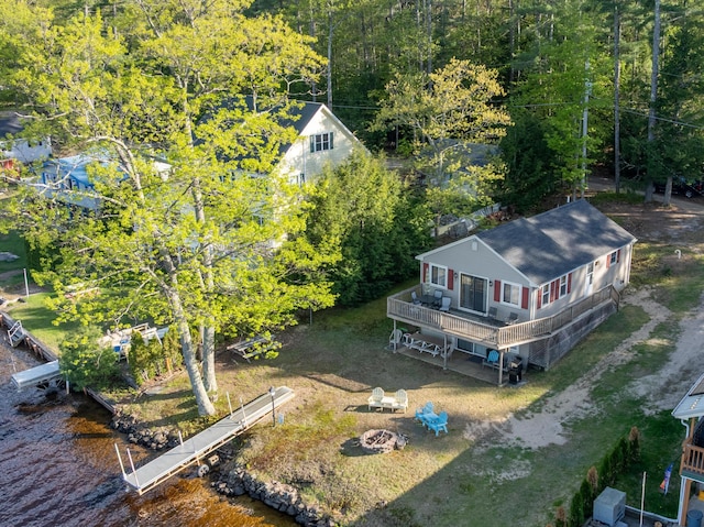 16 Hide Away Ln, Milton, NH 03851 - aerial view of property and surrounding area