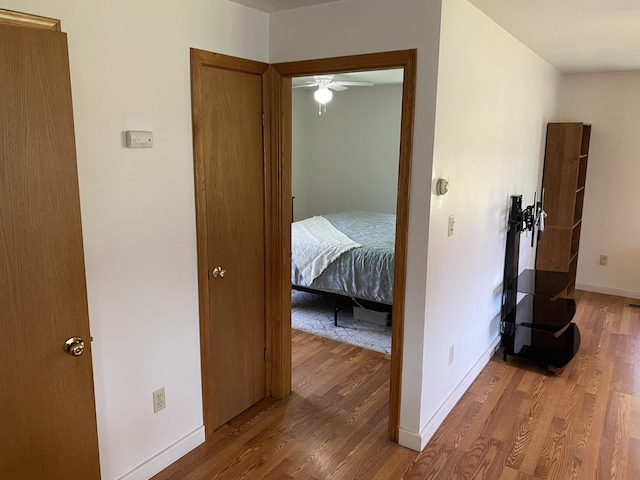 68 Stetson Rd, Newport, ME 04953 - corridor with wood finished floors and baseboards