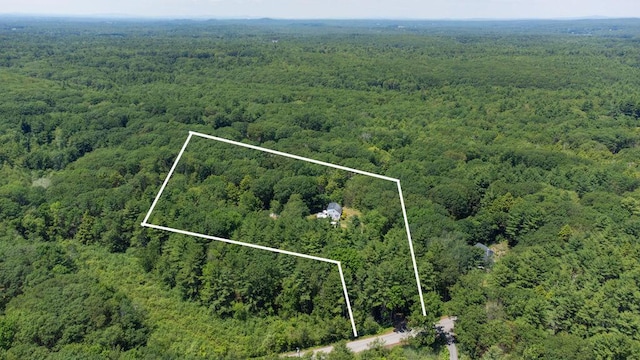 93 Bartlett Rd, Kittery, ME 03905 - view of property location with a heavily wooded area and property parcel outlined