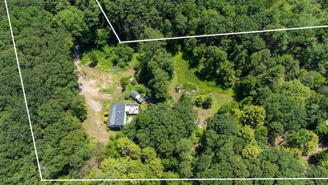 93 Bartlett Rd, Kittery, ME 03905 - aerial view of property and surrounding area with property parcel outlined