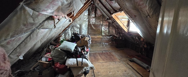 555 Depot St, Wilton, ME 04294 - view of attic