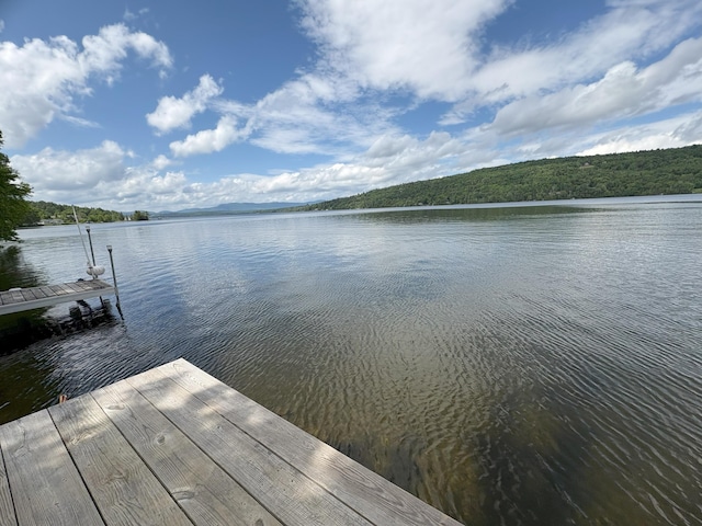 124 S Shore Dr, Rangeley Plt, ME 04970 - dock area with a water view