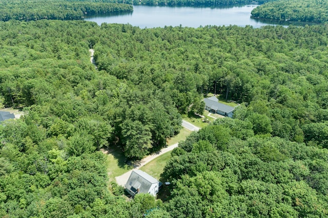 64 Pond View Dr, Otisfield, ME 04270 - bird's eye view of a nearby body of water