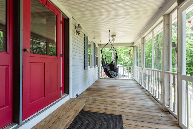 64 Pond View Dr, Otisfield, ME 04270 - view of porch