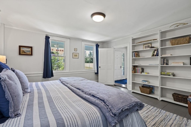 416 River Rd, Edgecomb, ME 04556 - bedroom with ornamental molding