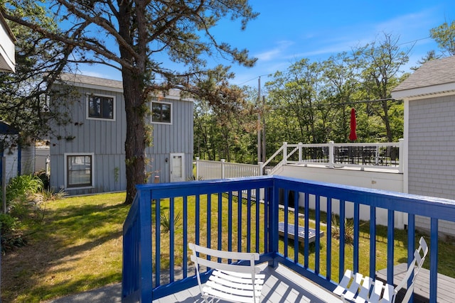 3 Island View Ave, Saco, ME 04072 - view of wooden terrace