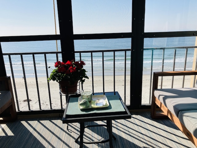 205 E Grand Ave Unit 7D, Old Orchard Beach, ME 04064 - balcony with view of water and beach