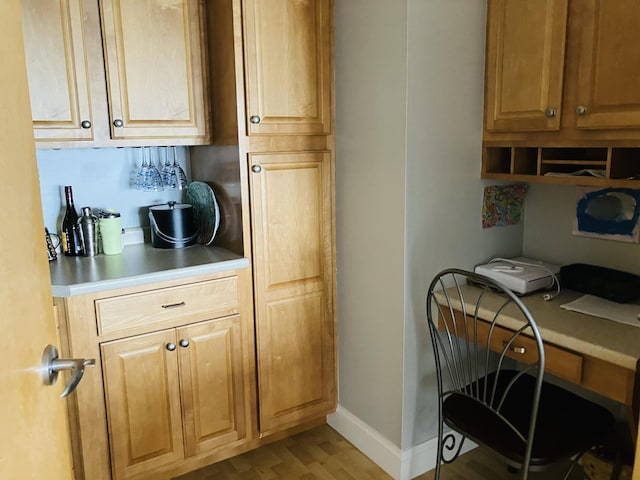 205 E Grand Ave Unit 7D, Old Orchard Beach, ME 04064 - kitchen with light countertops and light wood finished floors