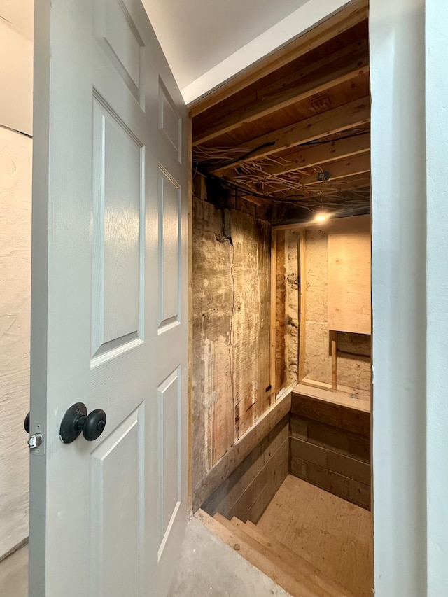 339 Main St, Calais, ME 04619 - view of unfinished below grade area