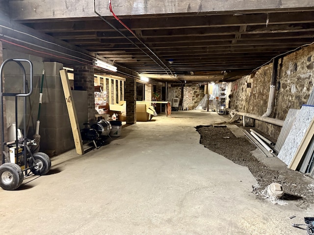 339 Main St, Calais, ME 04619 - view of unfinished below grade area