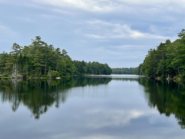 33 Mountain View Rd, Boothbay Harbor, ME 04538 - water view featuring a heavily wooded area