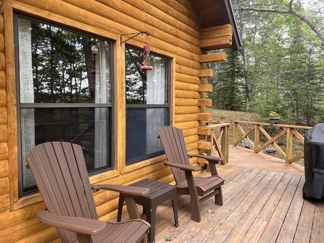 33 Mountain View Rd, Boothbay Harbor, ME 04538 - view of wooden deck