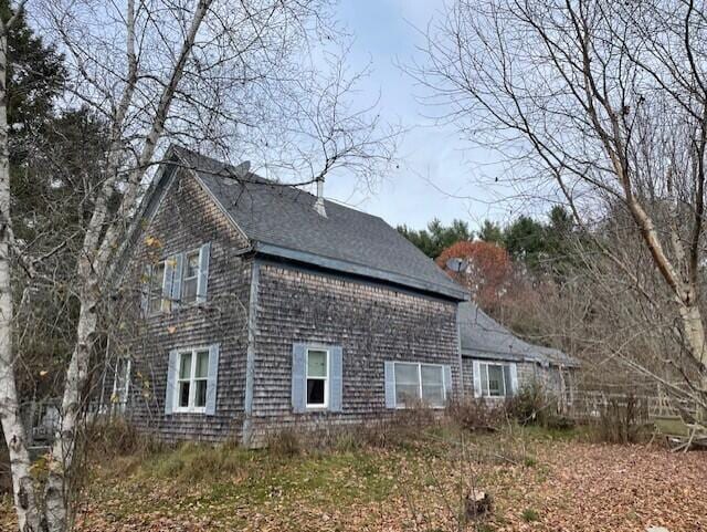 1069 Rte 193, Deblois, ME 04622 - view of home's exterior with roof with shingles