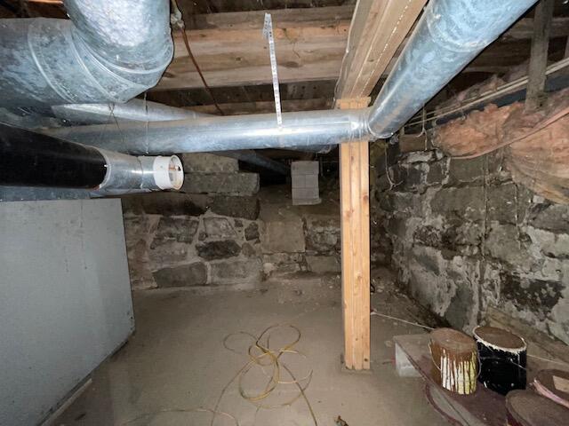 1069 Rte 193, Deblois, ME 04622 - below grade area with crawl space
