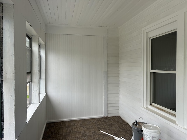40 Silvermount St, Waterville, ME 04901 - view of unfurnished sunroom