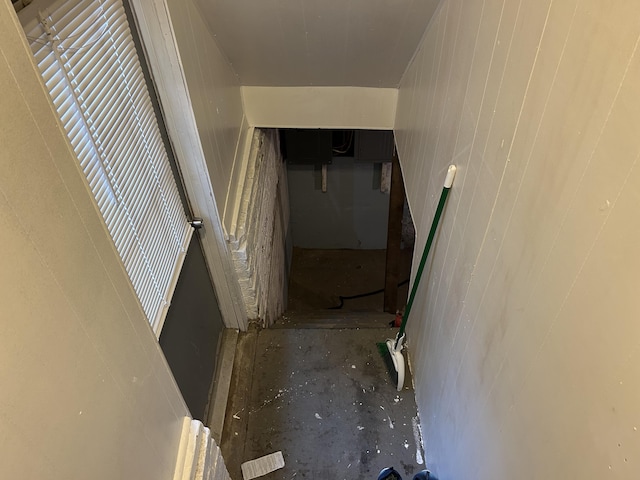 40 Silvermount St, Waterville, ME 04901 - stairway with concrete flooring