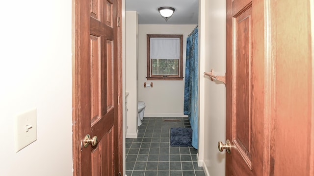 68 Hannibal Cir, Denmark, ME 04022 - bathroom featuring toilet and tile patterned floors