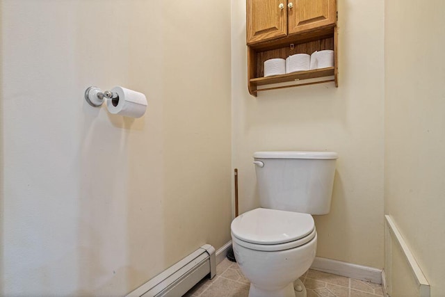 1080 Old Augusta Rd, Waldoboro, ME 04572 - bathroom featuring toilet and tile patterned floors