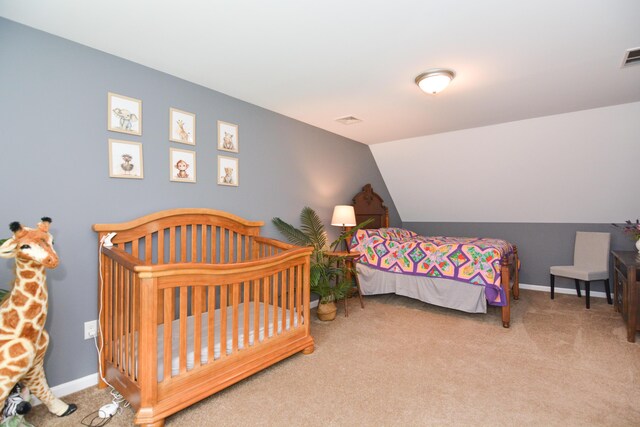 3 Erins Way S, Berwick, ME 03908 - carpeted bedroom featuring baseboards and lofted ceiling