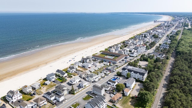 170 E Grand Ave Unit 8, Old Orchard Beach, ME 04064 - aerial view of property and surrounding area featuring waterfront with a beach