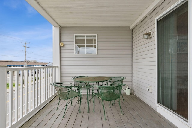 170 E Grand Ave Unit 8, Old Orchard Beach, ME 04064 - balcony with outdoor dining space