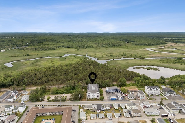170 E Grand Ave Unit 8, Old Orchard Beach, ME 04064 - aerial view of property and surrounding area featuring a nearby body of water and a golf club